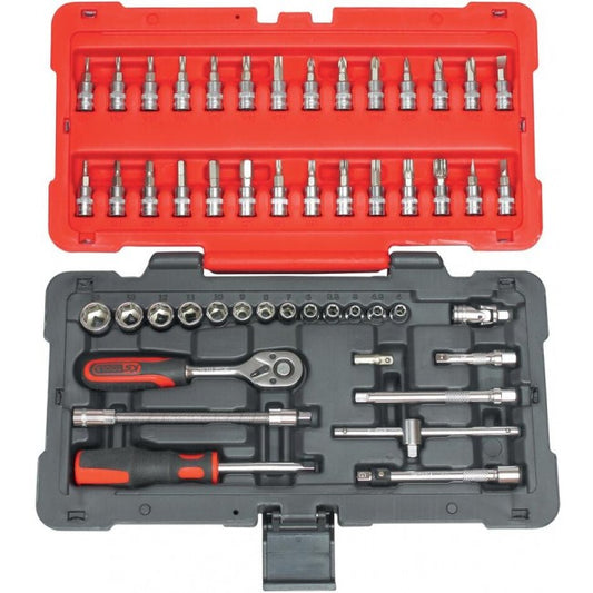 Coffret de douilles et accessoires Ultimate 1/4" - 50 pièces KS TOOLS